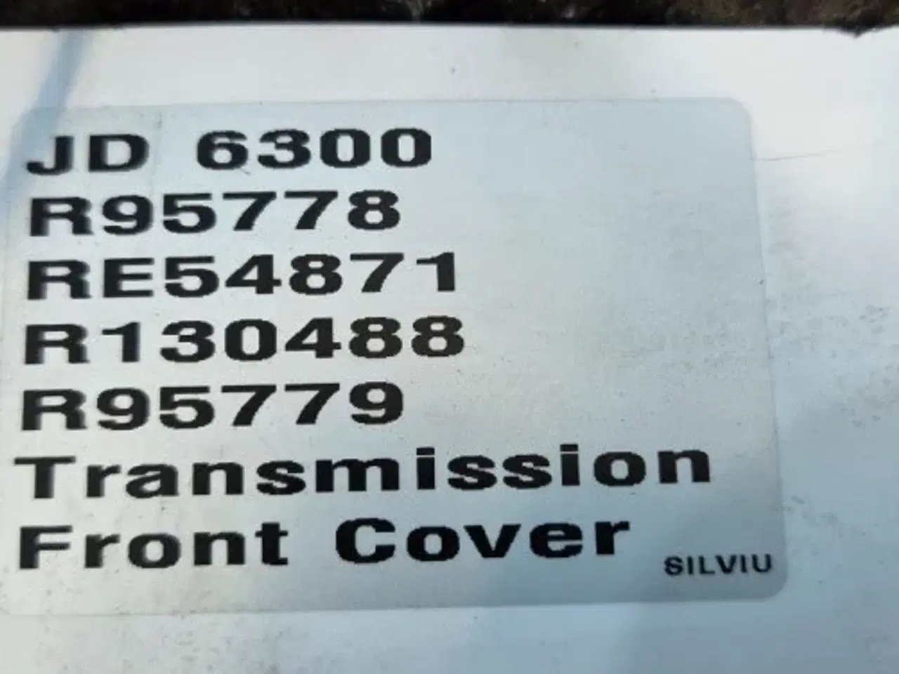 Billede 8 - John Deere 6300 Dæksel R95778