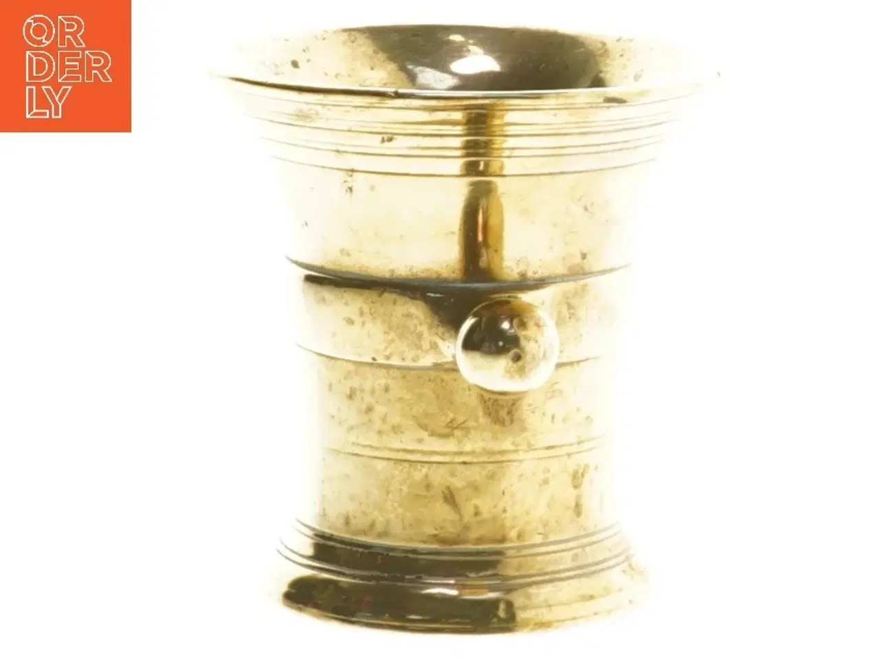 Billede 2 - Messing morter (str. 9,5 cm)