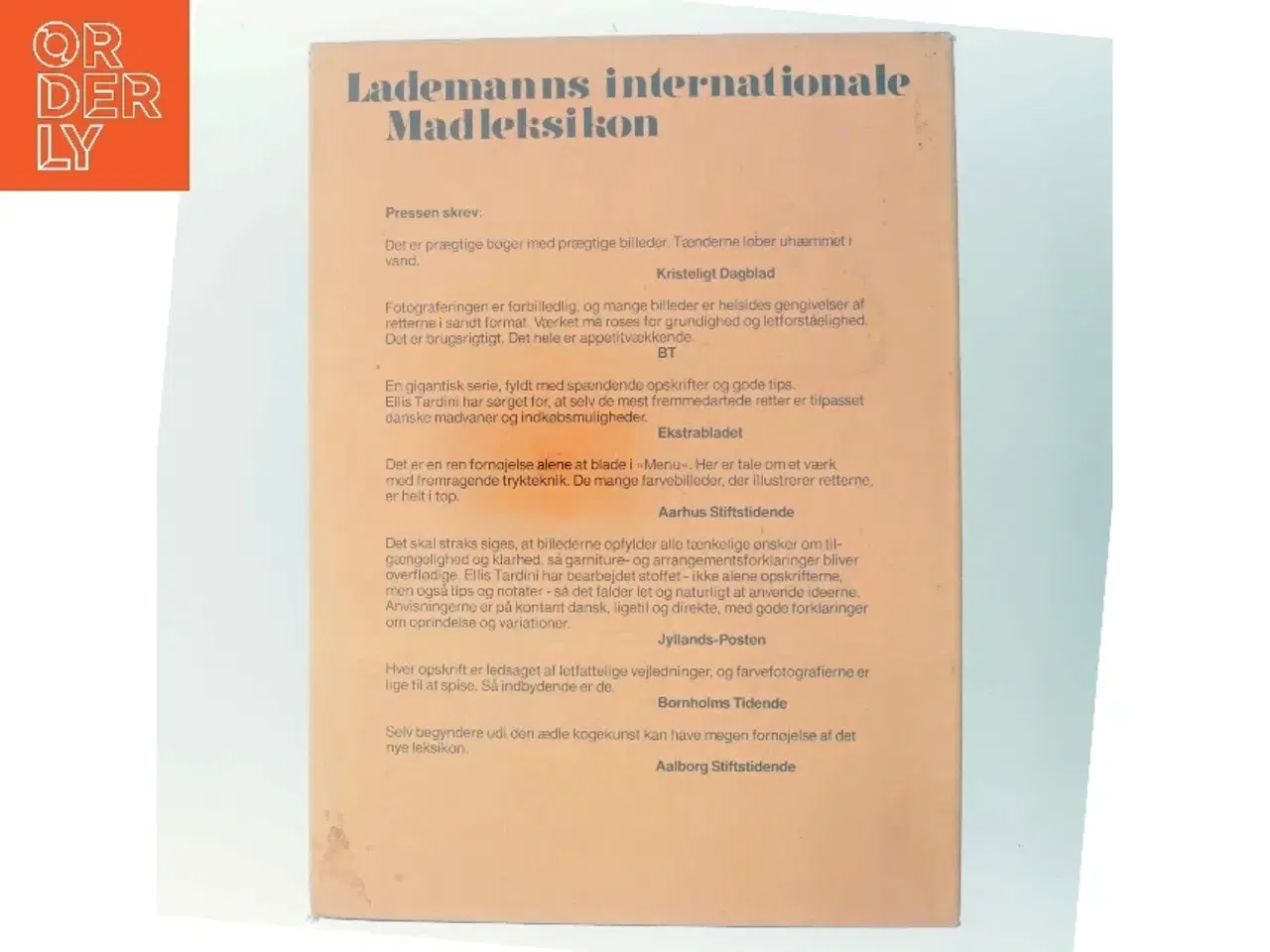 Billede 3 - Kalv & Lam MENU Internationalt Madleksikon (Bog)