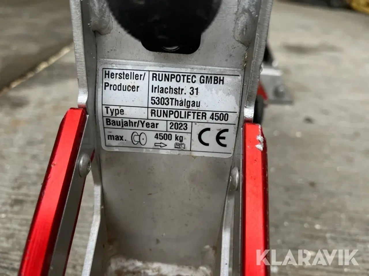 Billede 5 - Kabelafruller stativ Runpotec runpolifter 4500