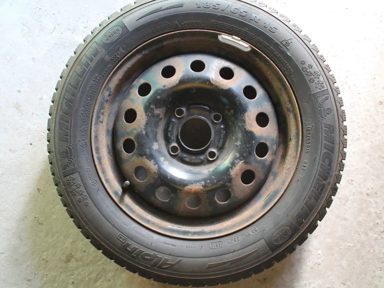 Billede 2 - Vinterdæk på stålfælge
