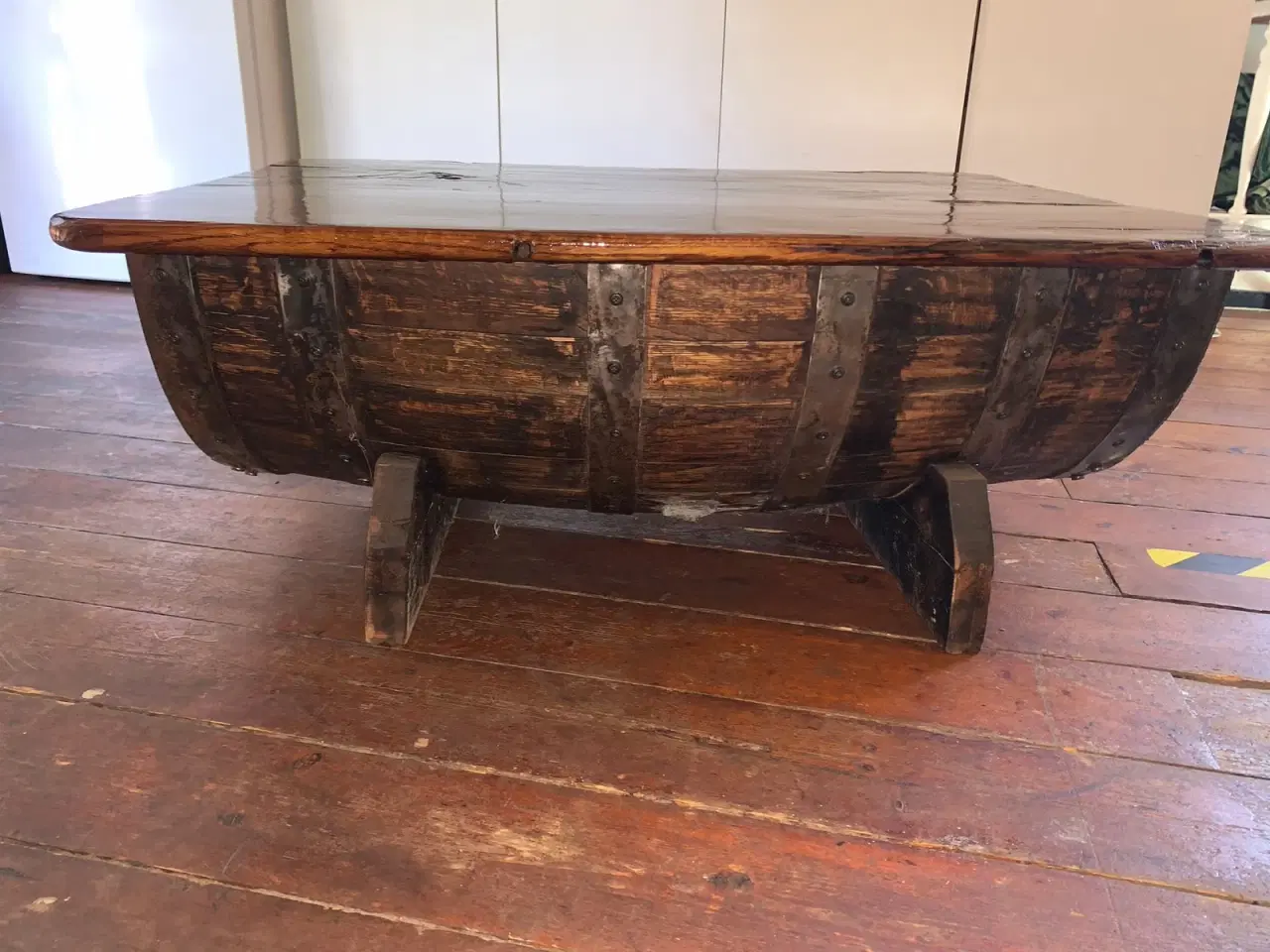 Billede 6 - Sofabord, lavet af ægte Whiskytønde fra Skotland