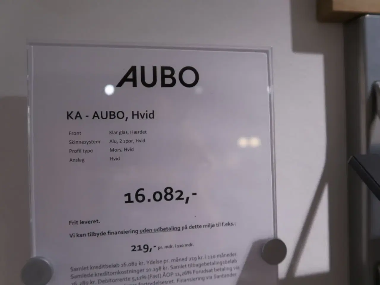 Billede 4 - Skydedøre AUBO KA, Hvid