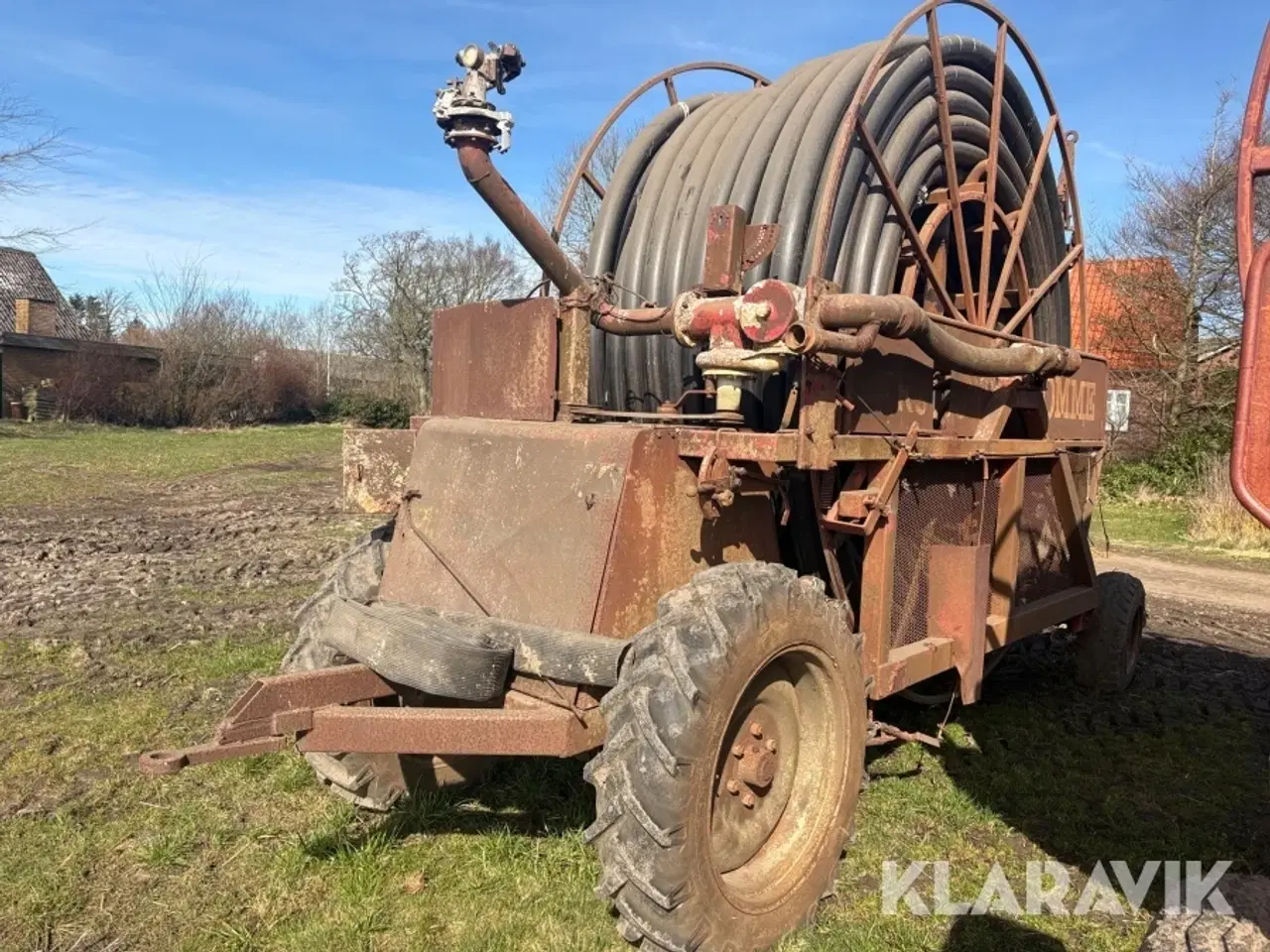 Billede 1 - Vandlingsmaskine Omme KS100 - cirka 700 meter slange