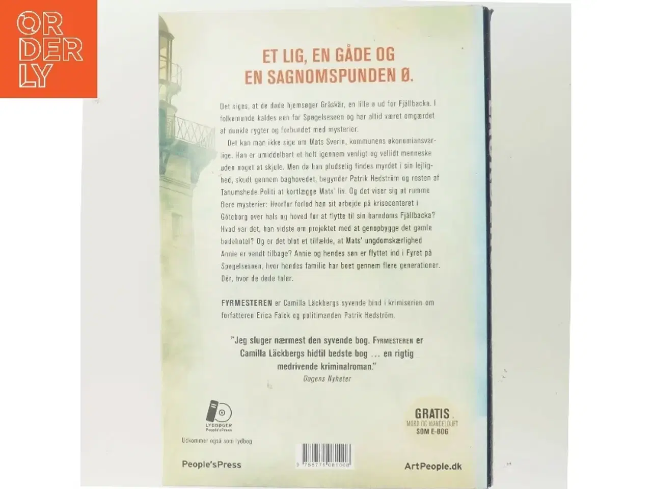 Billede 3 - Fyrmesteren : kriminalroman (Klassesæt) af Camilla Läckberg (Bog)