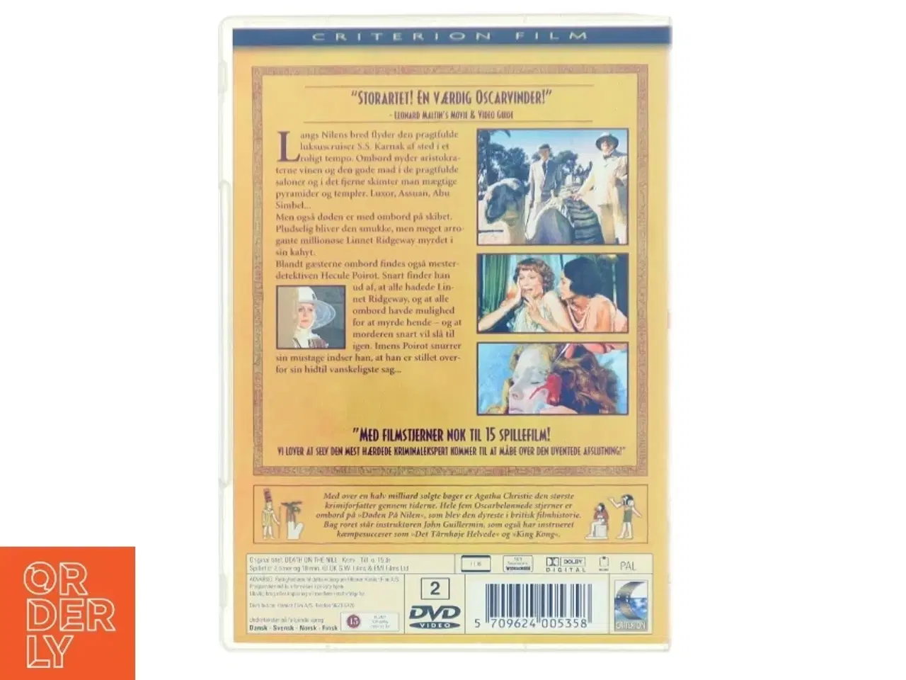 Billede 2 - Døden på Nilen med Peter Ustinov (DVD)