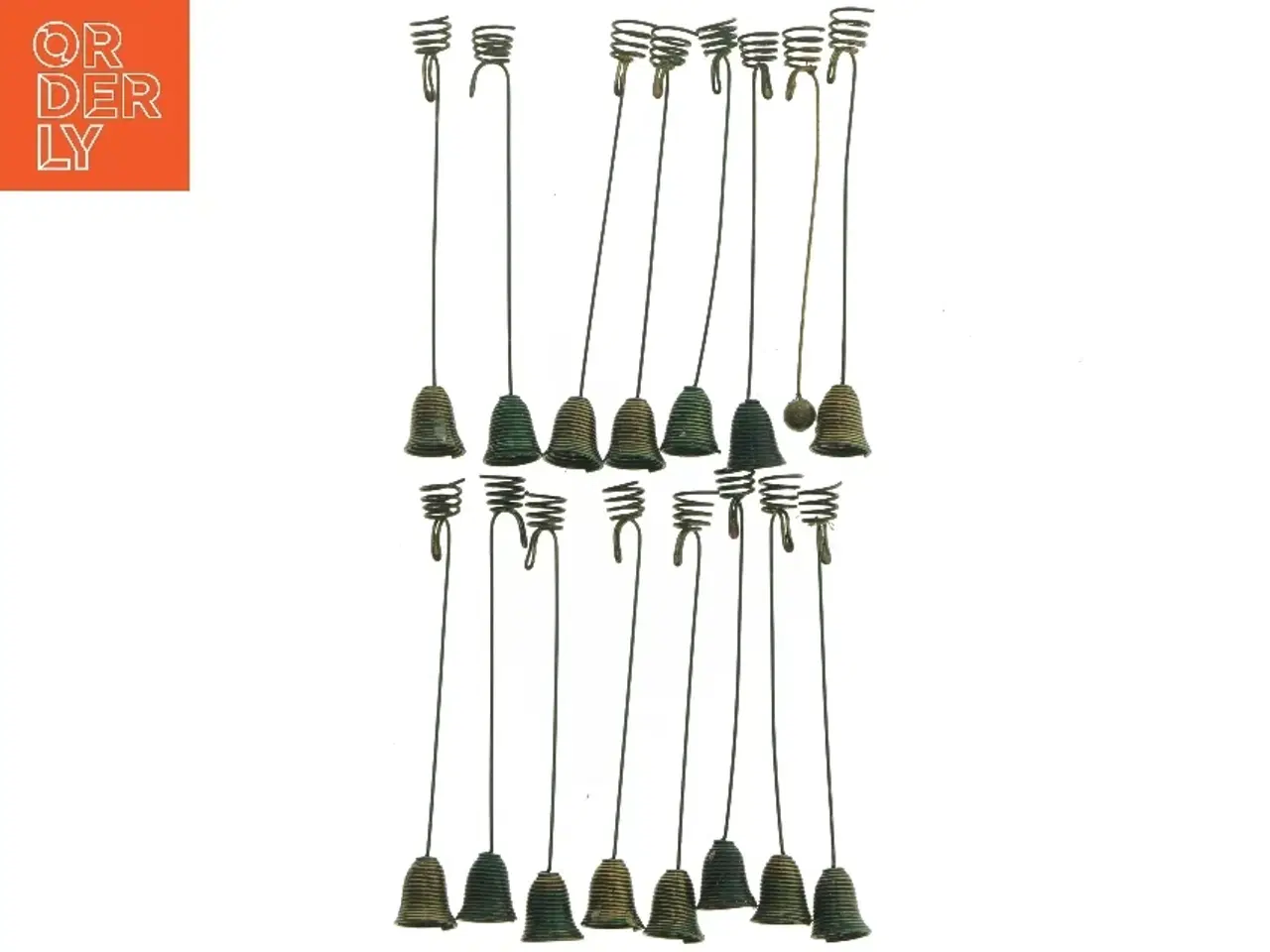 Billede 1 - Gamle holdere til juletræslys (str. styk, 15 cm)