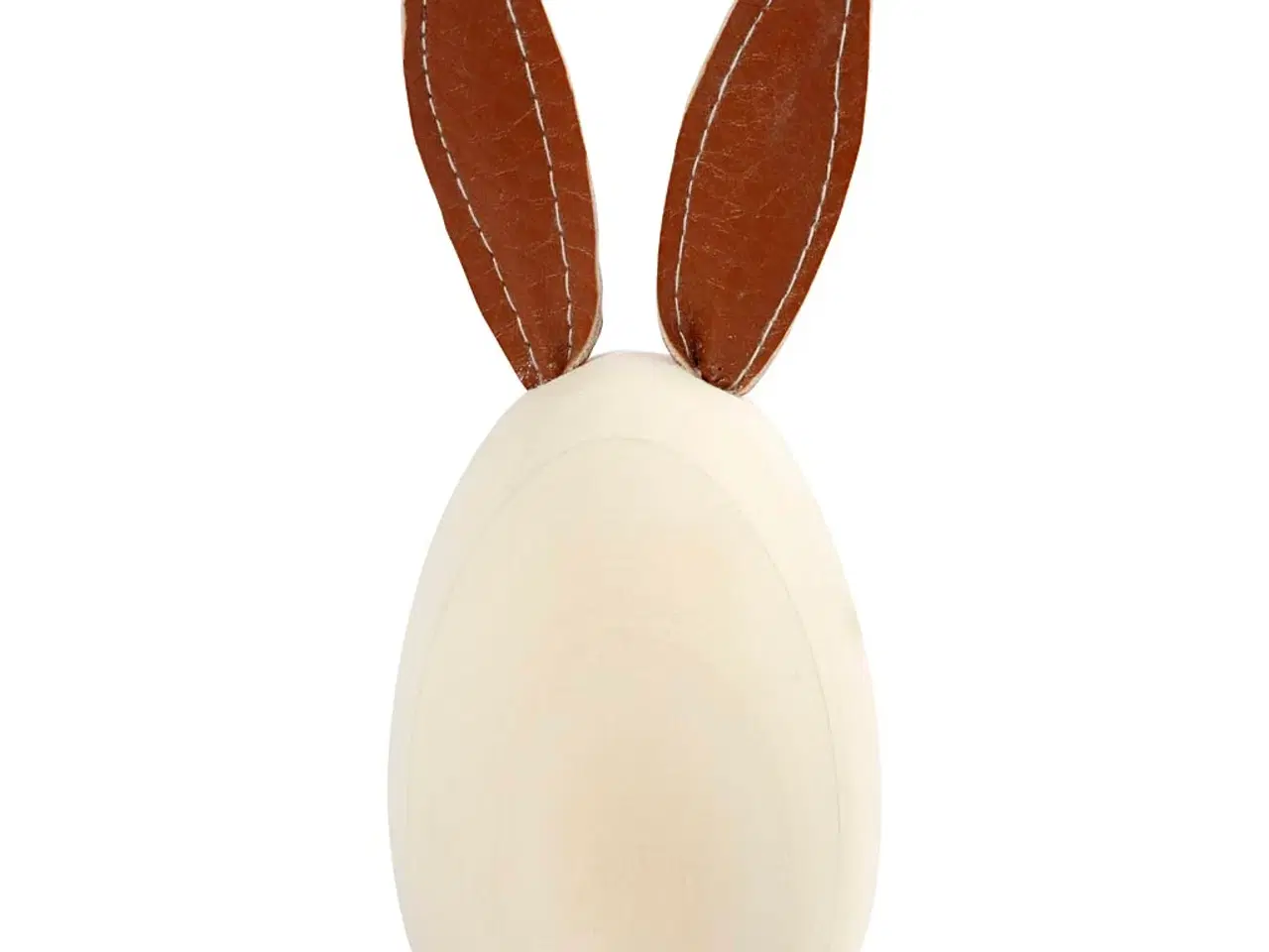 Billede 1 - Hånddrejet Hare i Lyst Træ - 13 cm Høj