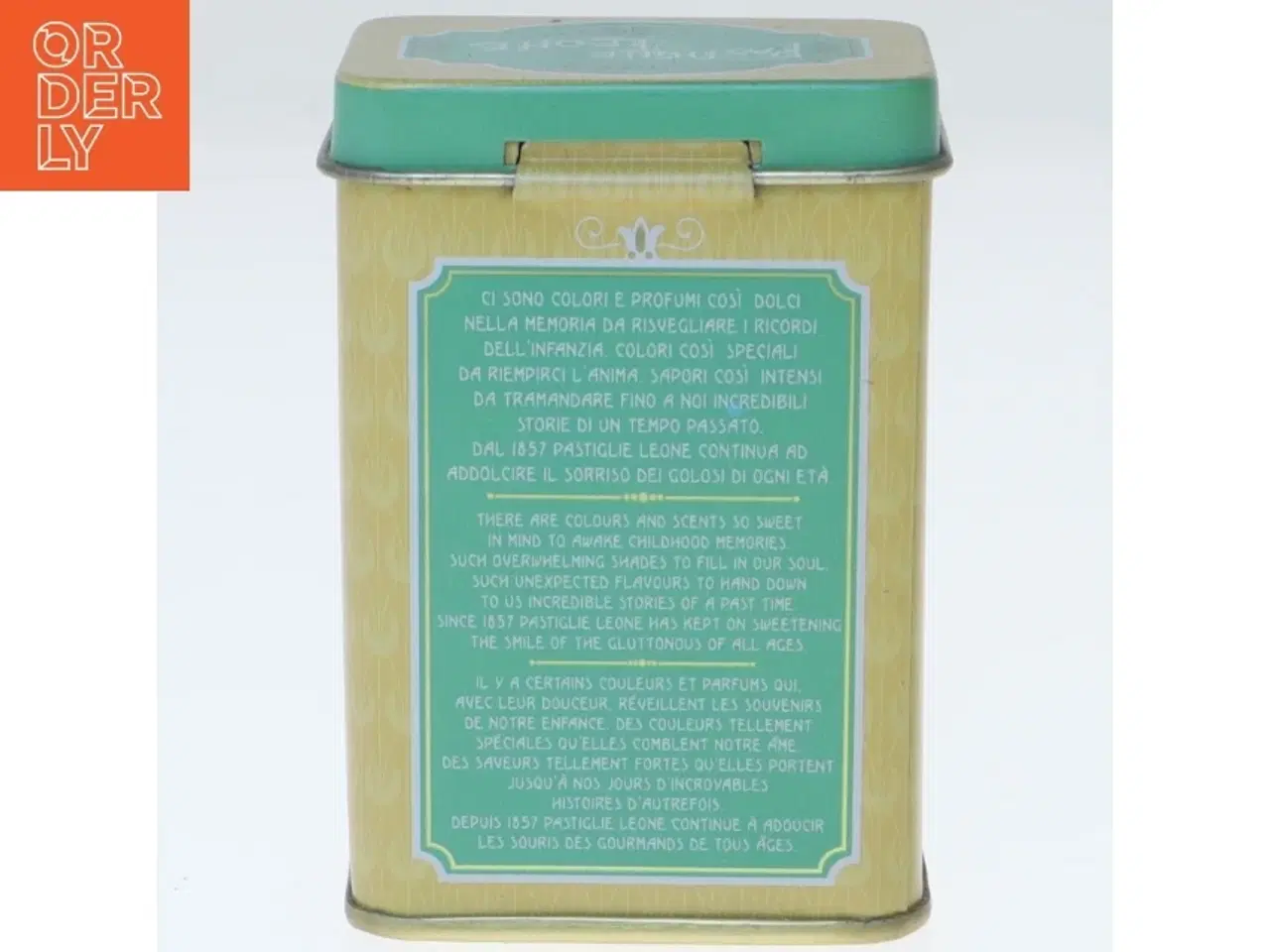 Billede 2 - Vintage limonade dåse fra Leone (str. 7,5x4x5,5 cm)