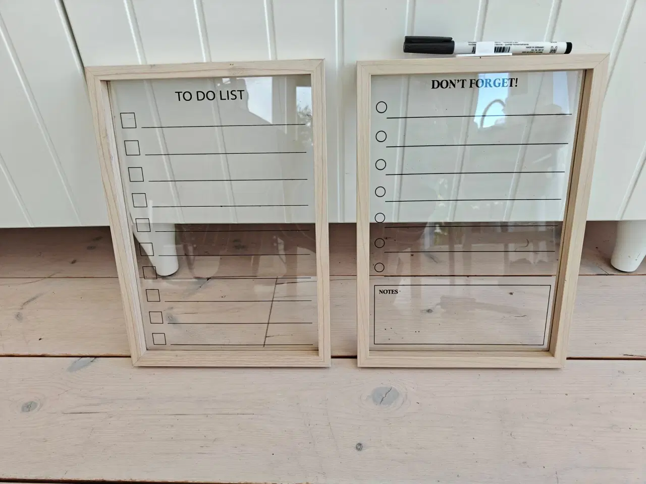 Billede 1 - Glas tavler 2 stk