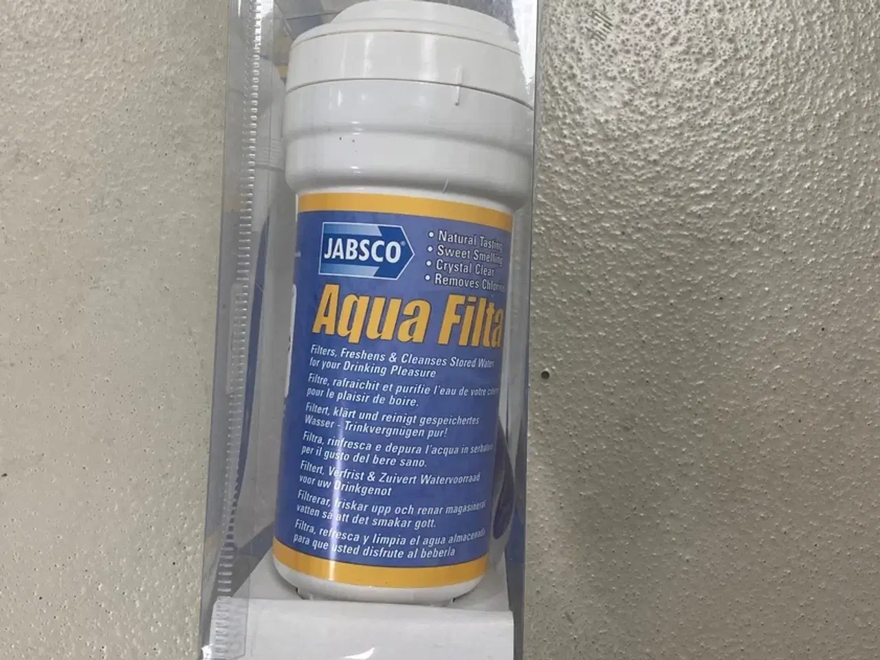 Billede 1 - Jabsco vandfilter komplet 13mm slange, max 14ltrmin