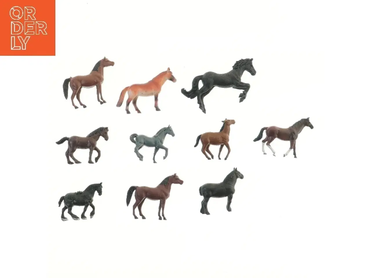 Billede 1 - Plastikheste sæt (str. 10 stk 9,5 cm)