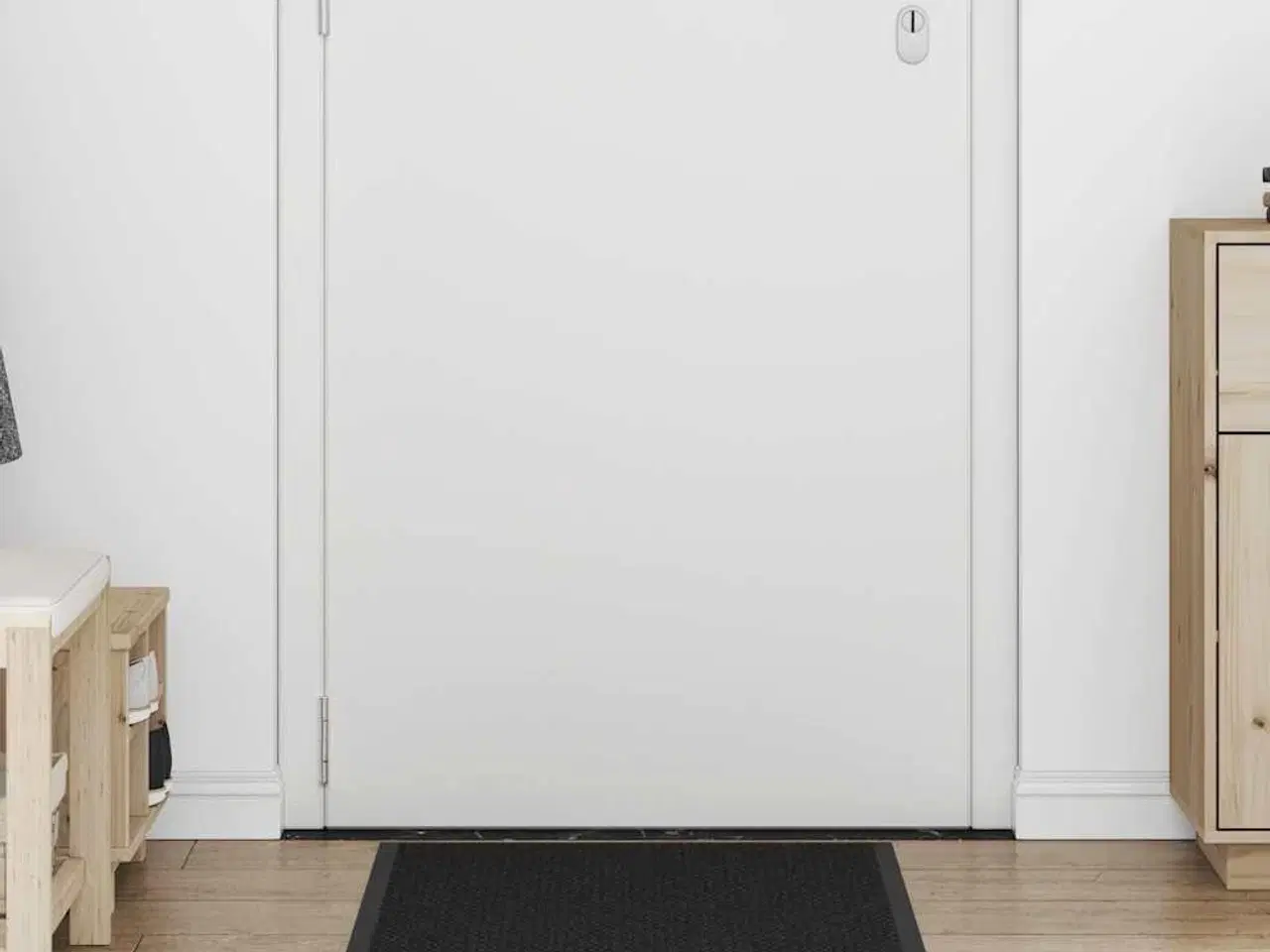 Billede 2 - Dørmåtte Sort 60x180 cm