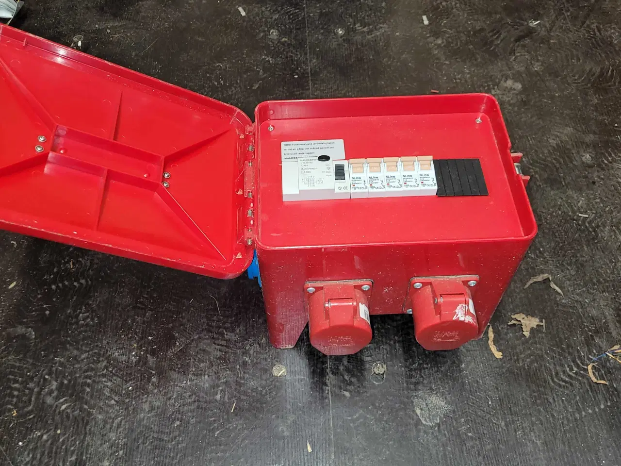 Billede 1 - Byggestrømstavle