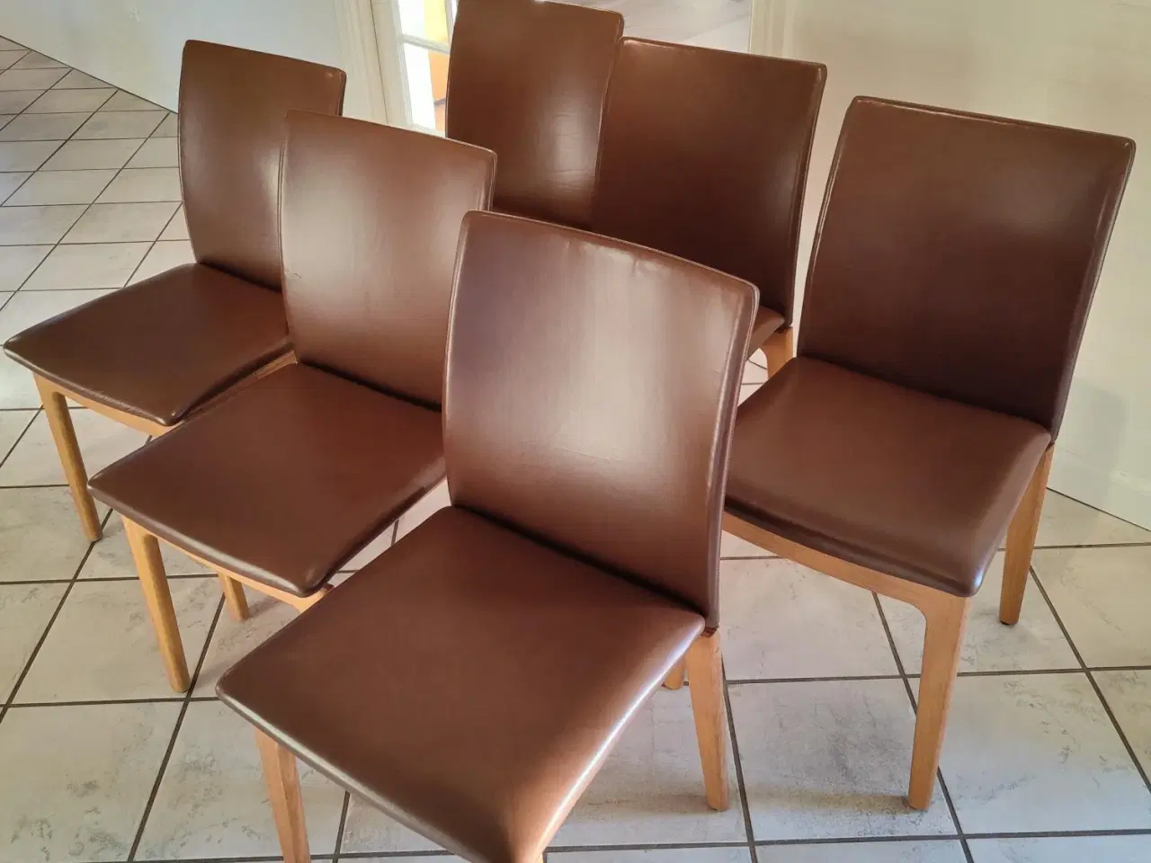 Billede 1 - Skovby SM63 - brun/cognac farvet læder