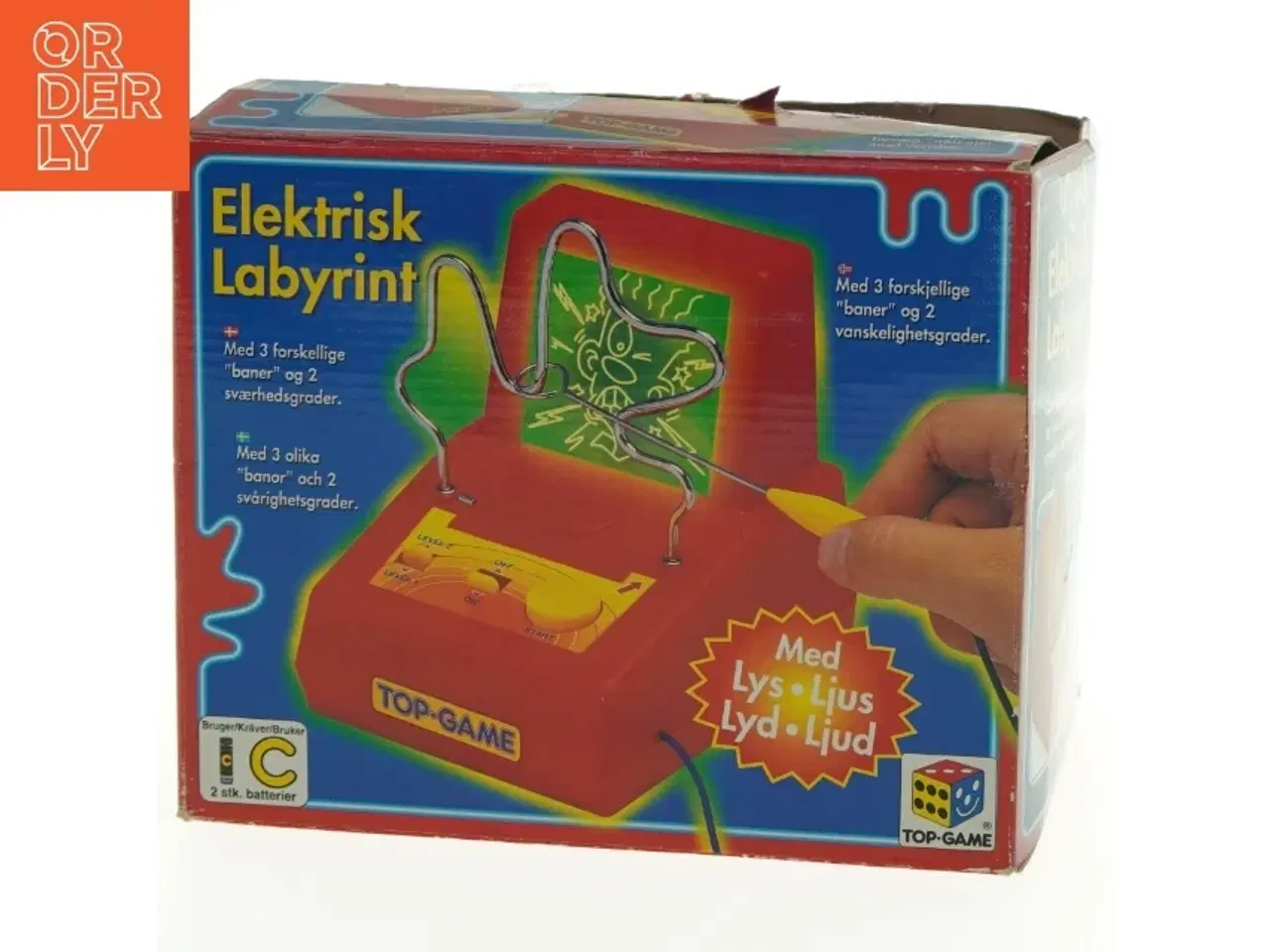Billede 1 - Elektrisk Labyrint Spil fra Top Game (str. 22 x 16 x 18 cm. 22 x 16 x 18)