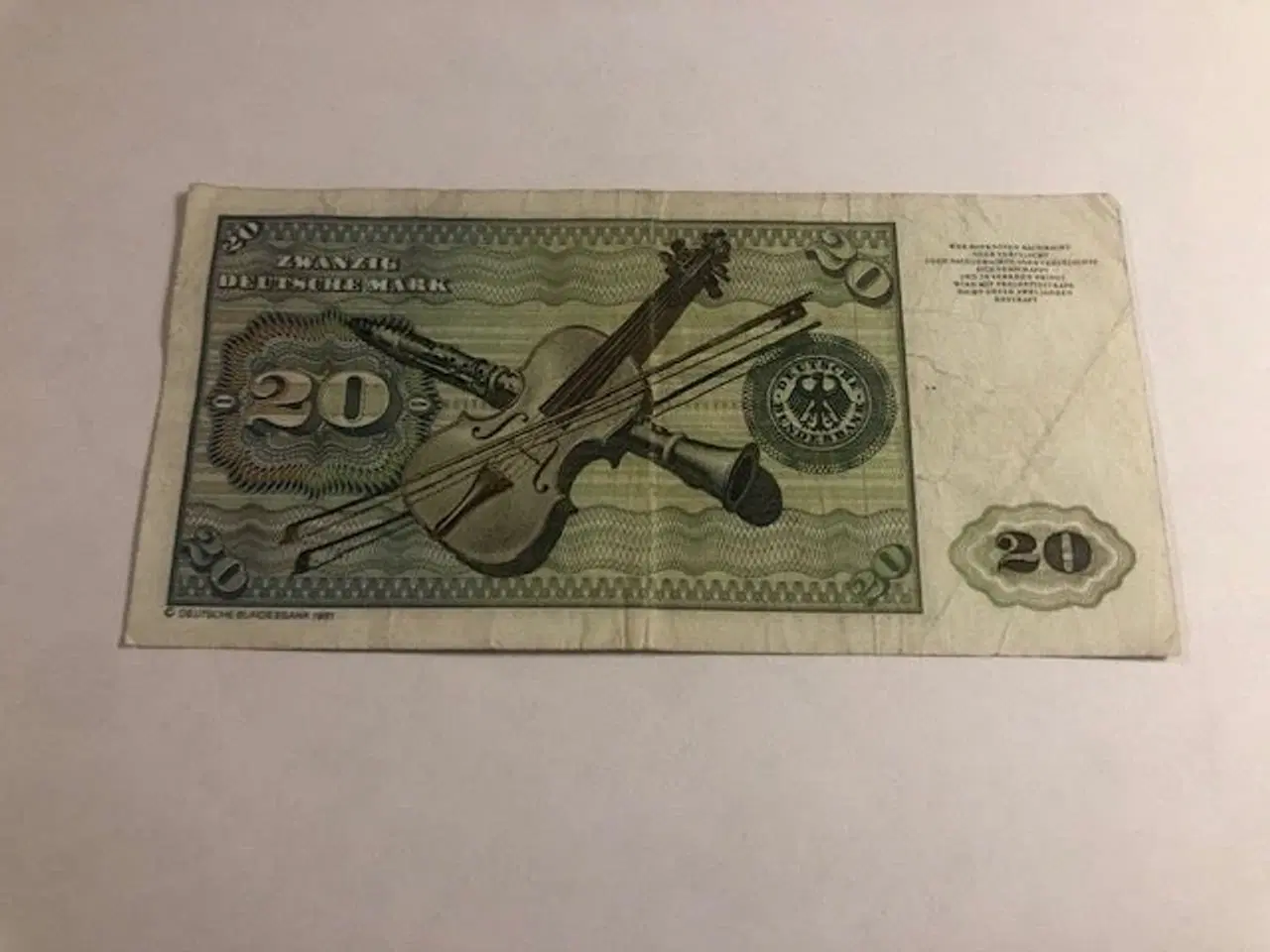 Billede 2 - 20 Deutsche Mark Germany 1970-1980