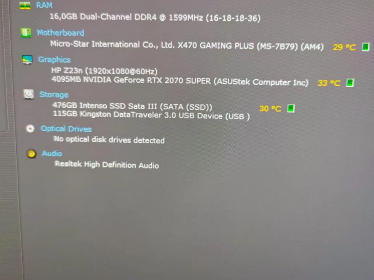 Billede 6 - ⚡️💻 POWERFUL GAMING PC – RTX 2070 SUPER 🔥