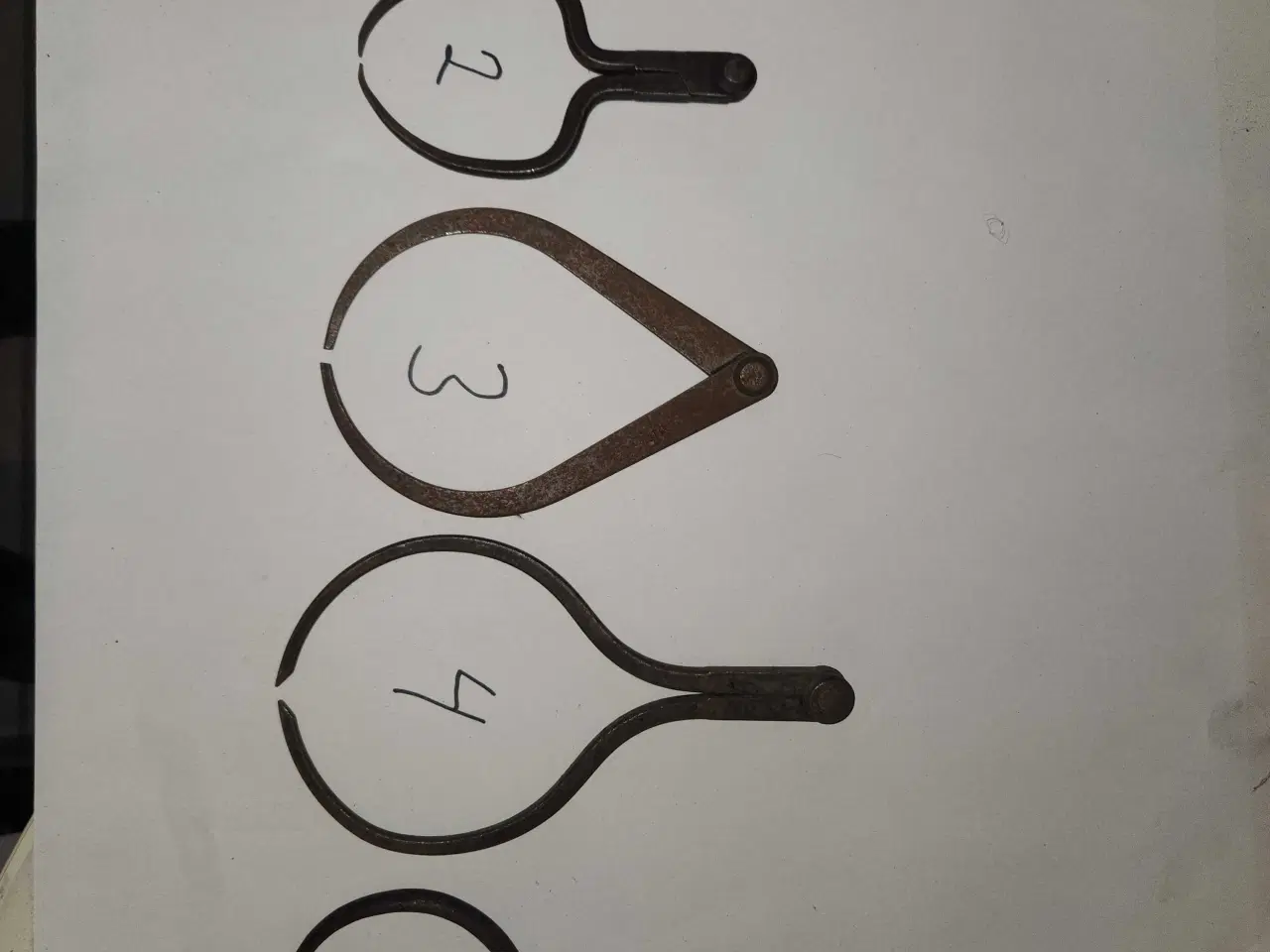 Billede 1 - Krumpasser forskellige størrelser 