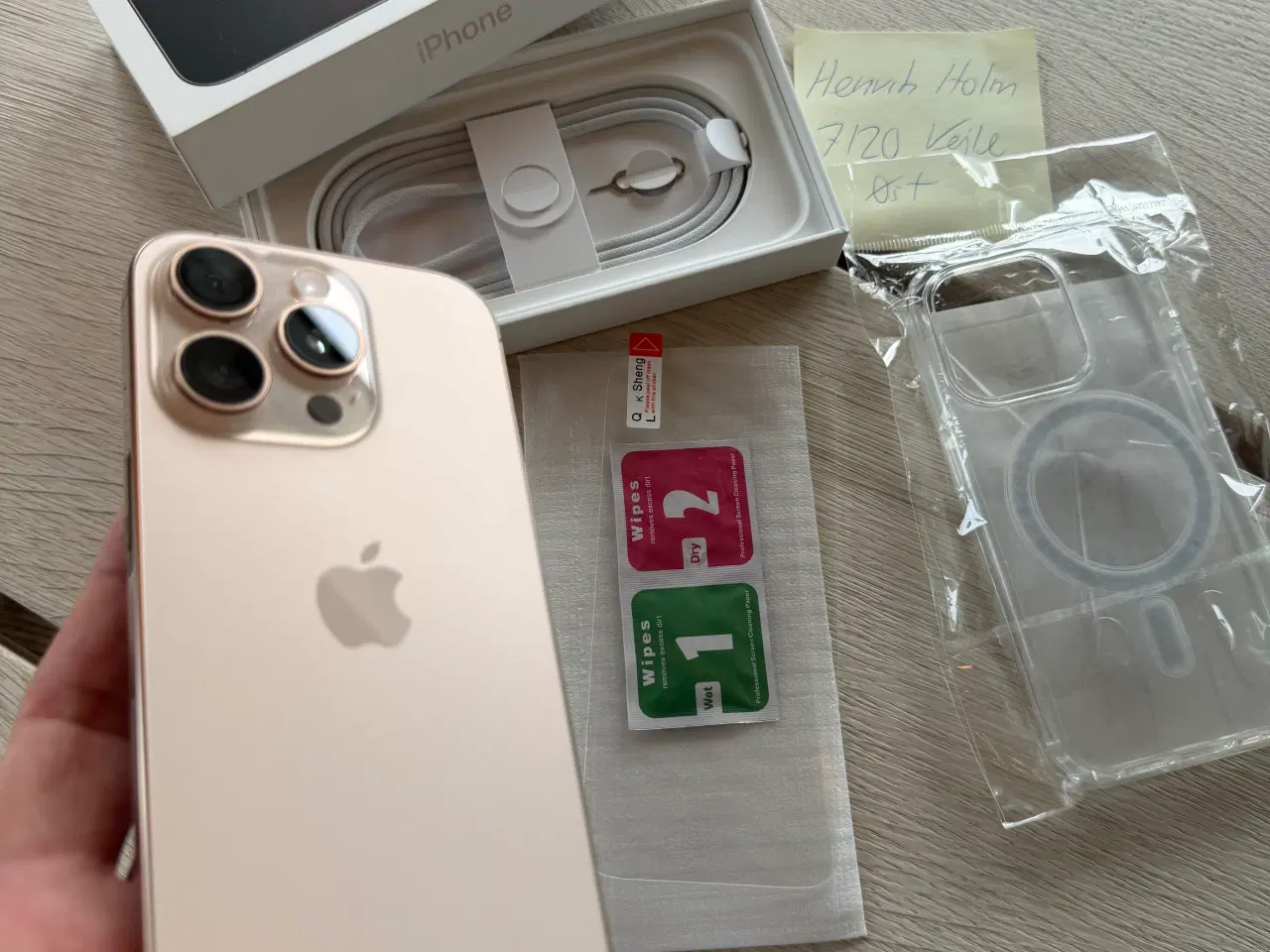 Billede 1 - iPhone 16 Pro 512 GB Desert Titanium.