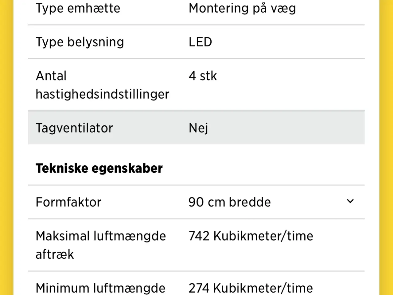 Billede 4 - WITT Emhætte -NY-