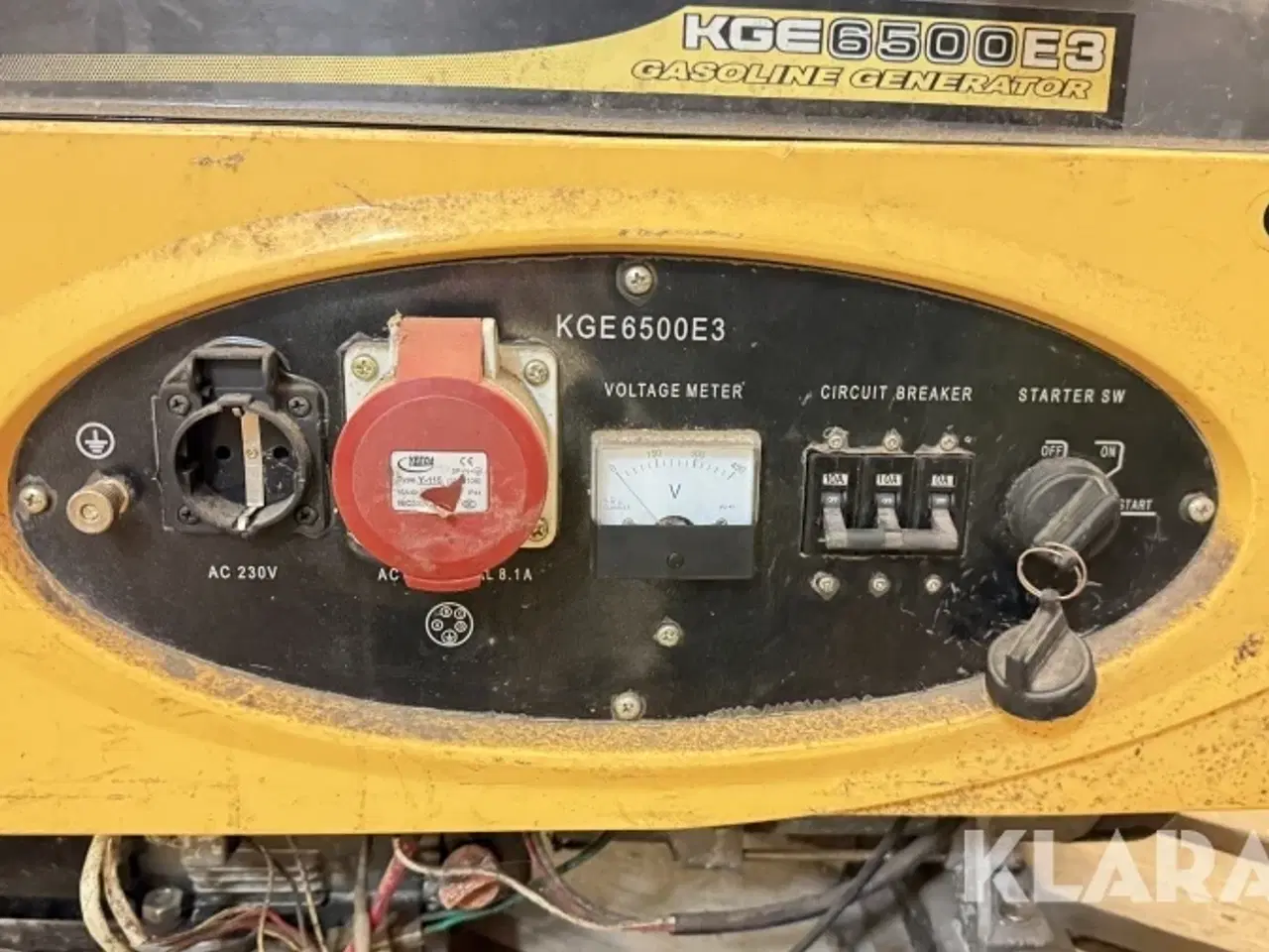 Billede 6 - 6 kVA Generator KGE6500E3 Kipor KGE6500E3
