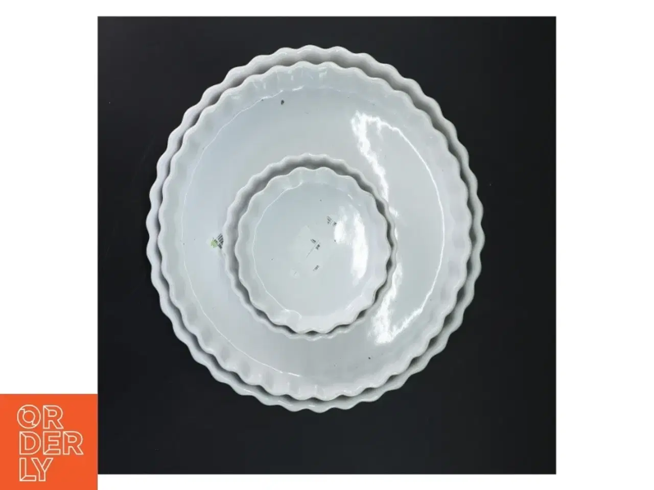 Billede 1 - 4 runde tærteforme (str. Ø. 28 cm, 25 cm, 14 cm og 13 cm)