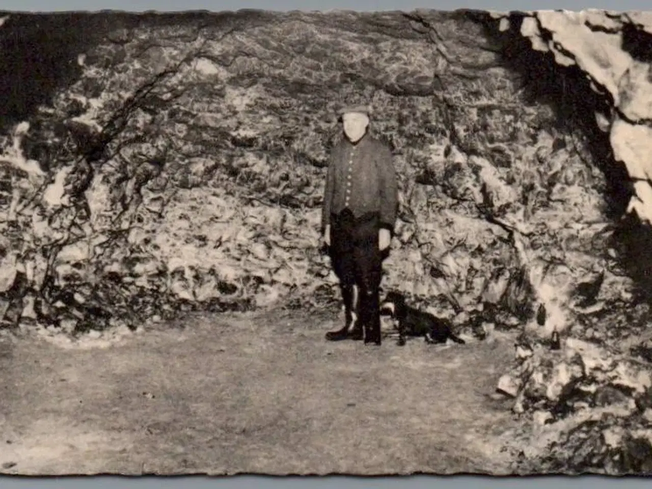 Billede 1 - Jens Langknivs Stue i de gamle Klakgrube i Daubjerg - Postkort - Ubrugt