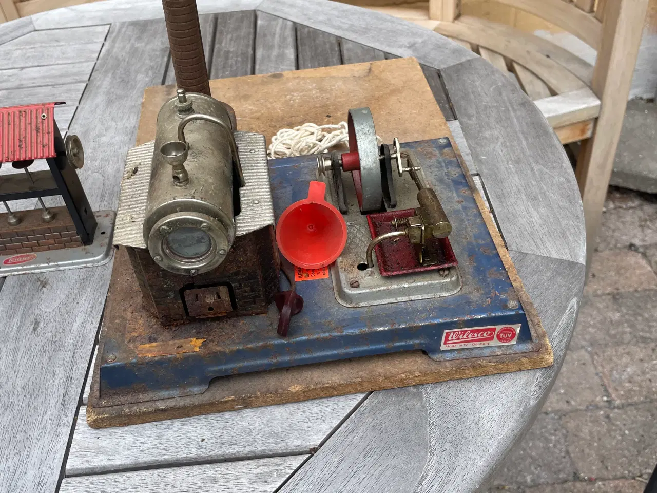 Billede 4 - Vintage Wilesco D16 dampmaskine fra 1970’erne – fu