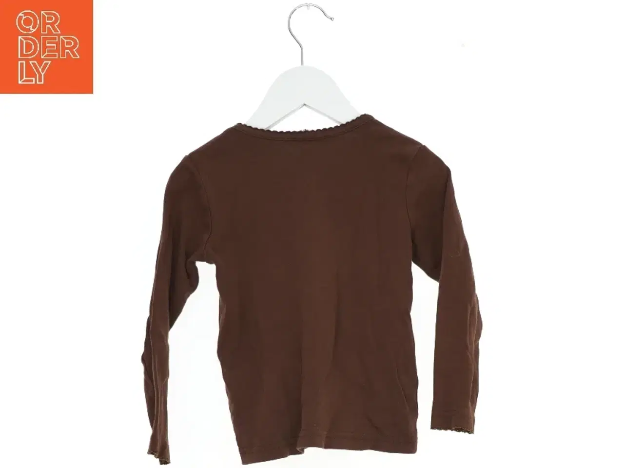 Billede 2 - Langærmet brun trøje fra H&M (str. 104)
