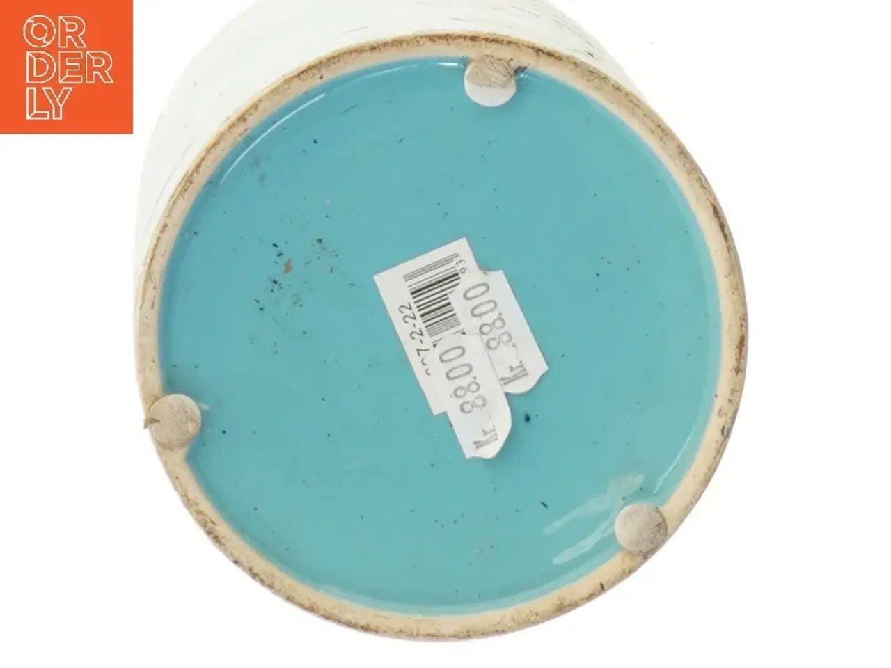 Billede 3 - Turkis vase (str. 22 cm)