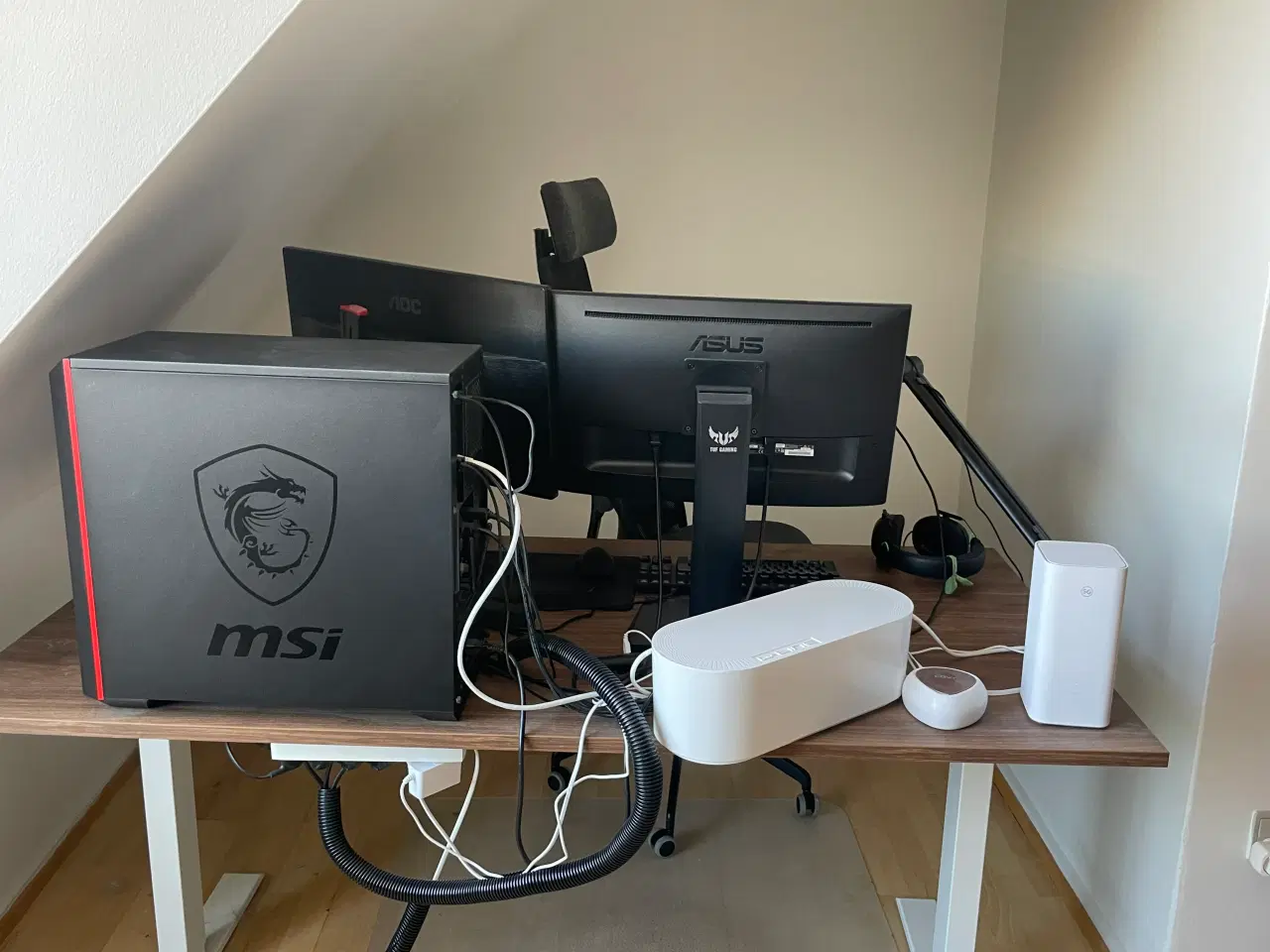 Billede 1 - KOMPLET GAMING SETUP MED ALT
