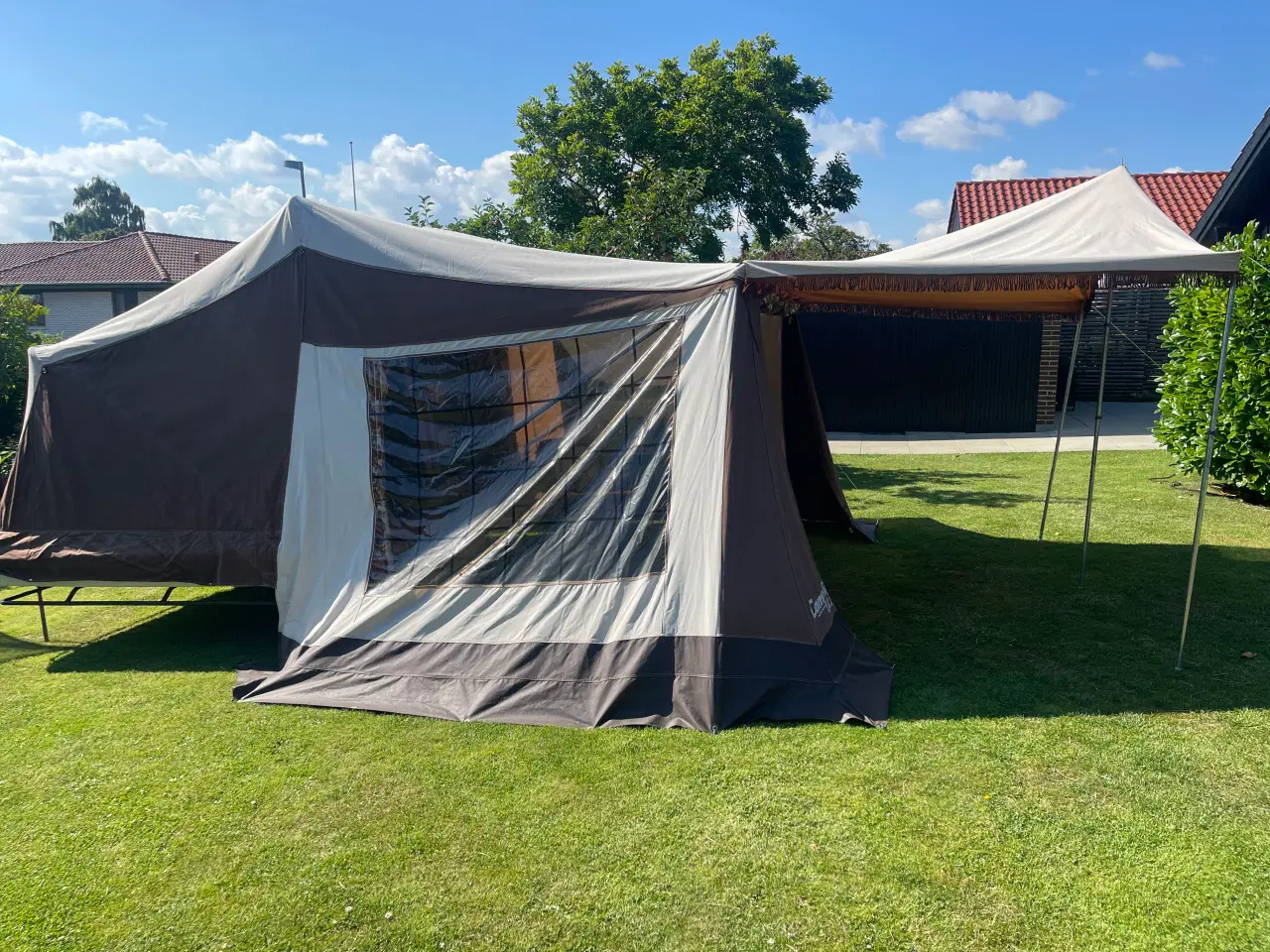Billede 8 - CAMP-LET Velholdt camplet teltvogn klar til eventy