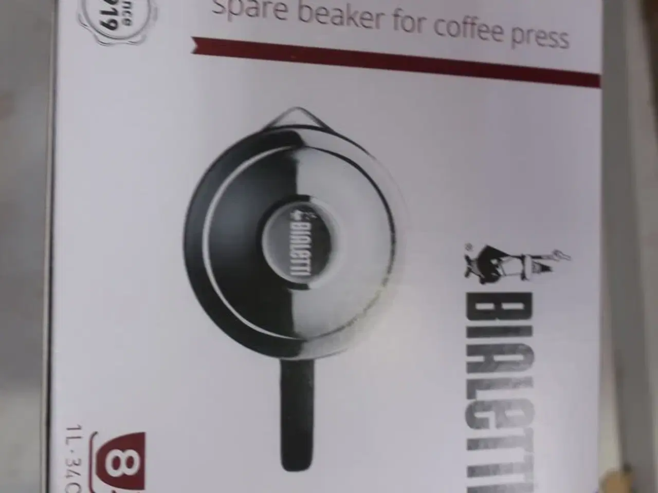 Billede 3 - Kaffekoger + 2 stk. reserve glaskander stempelkaffe BIALETTI