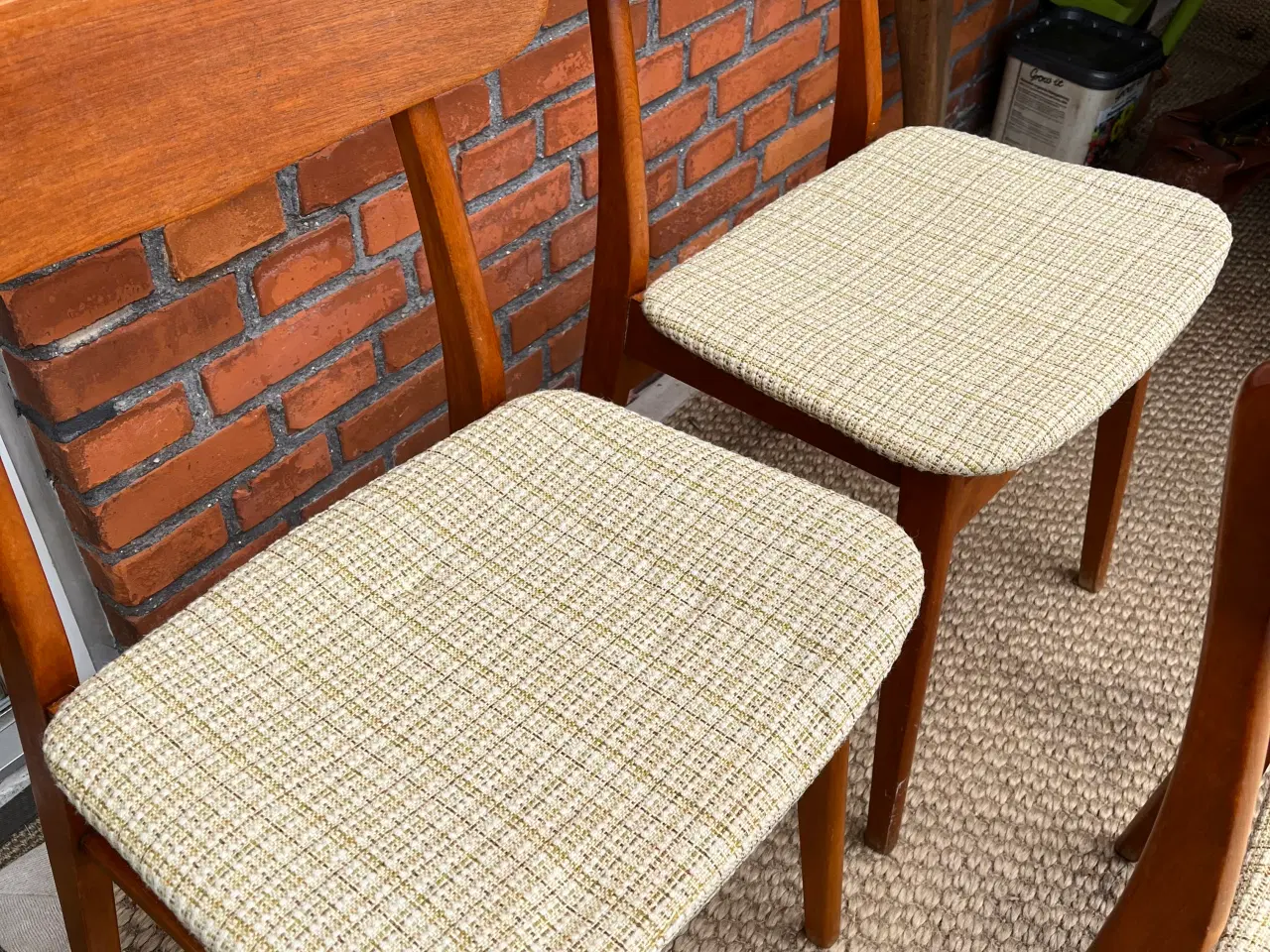 Billede 2 - Originale stole i teaktræ, 3 stk
