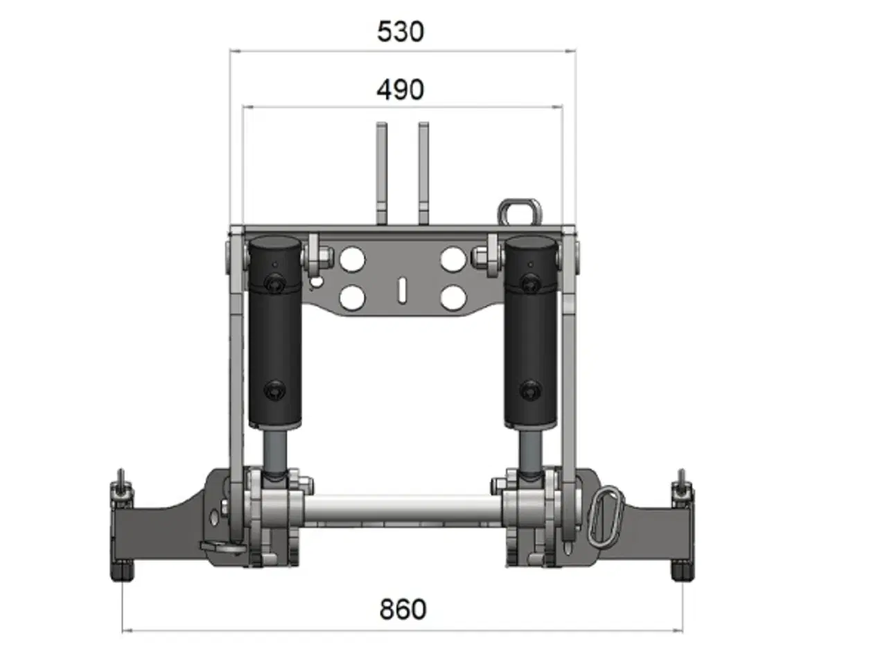 Billede 14 - UNIVERSAL FRONTHYDRAULIK TIL TRAKTOR Kat.1,2 & 3