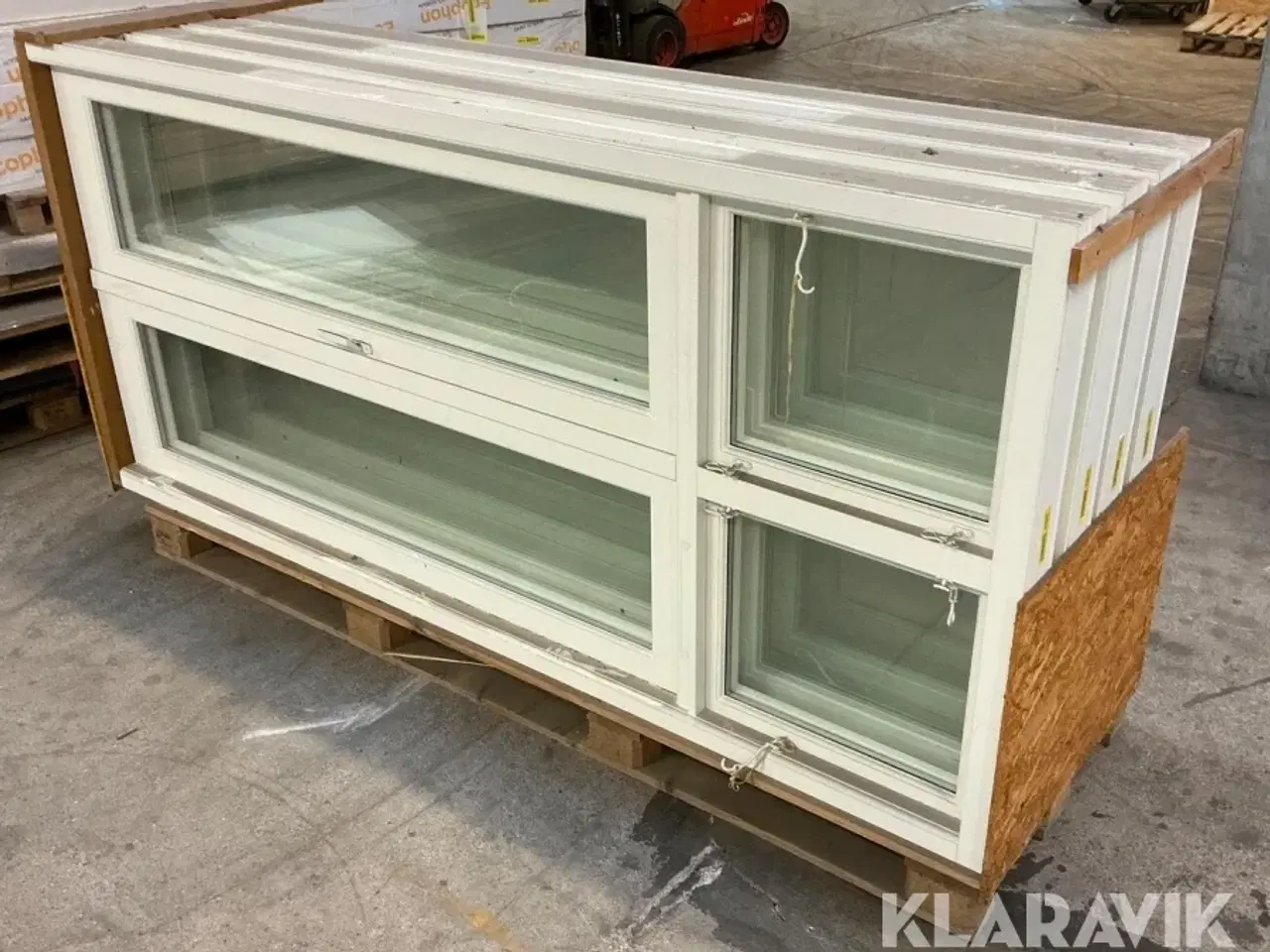 Billede 1 - Terrasseparti dør 11 styk med koblet ramme