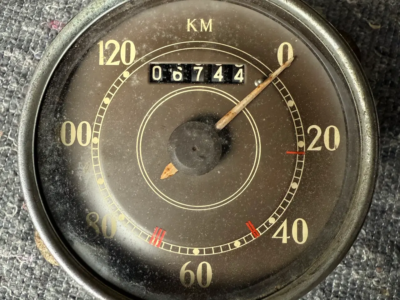 Billede 5 - VW Beetle/Karmann 1951-1952 speedometer.