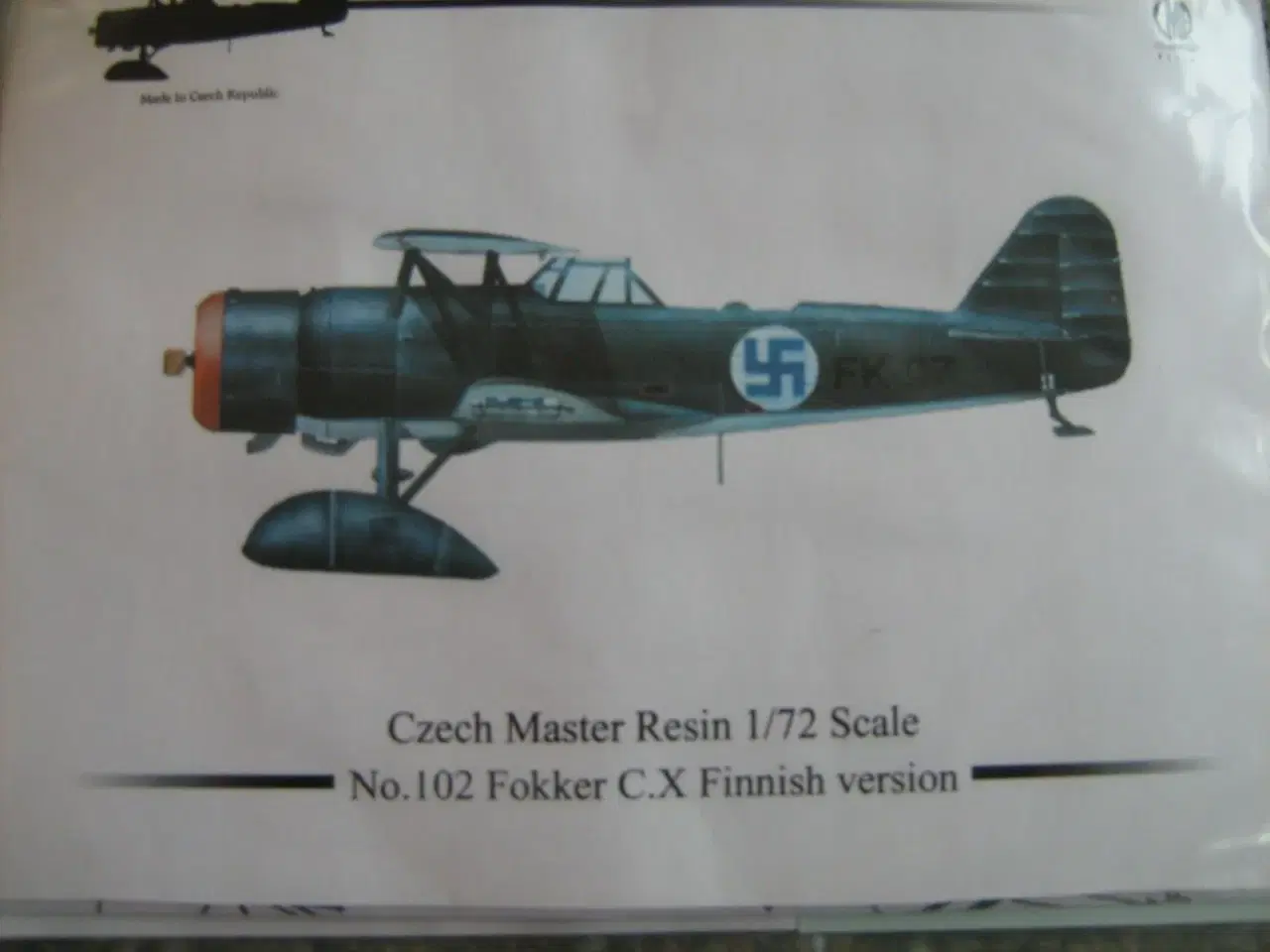 Billede 1 - Czech Master Fokker C.X. skala 1/72