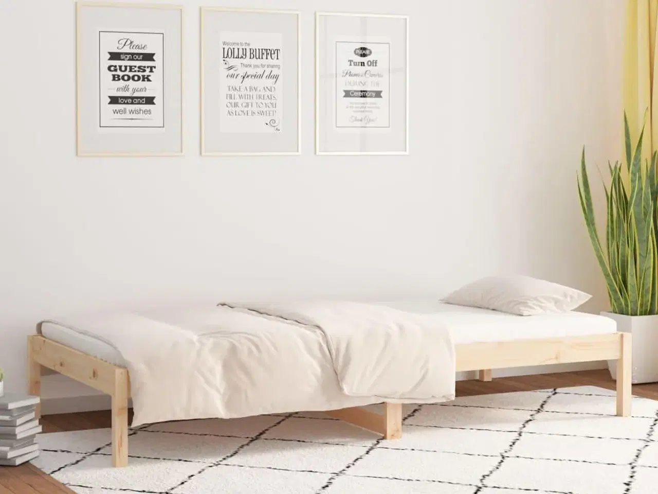 Billede 4 - Daybed 90x200 cm massivt fyrretræ