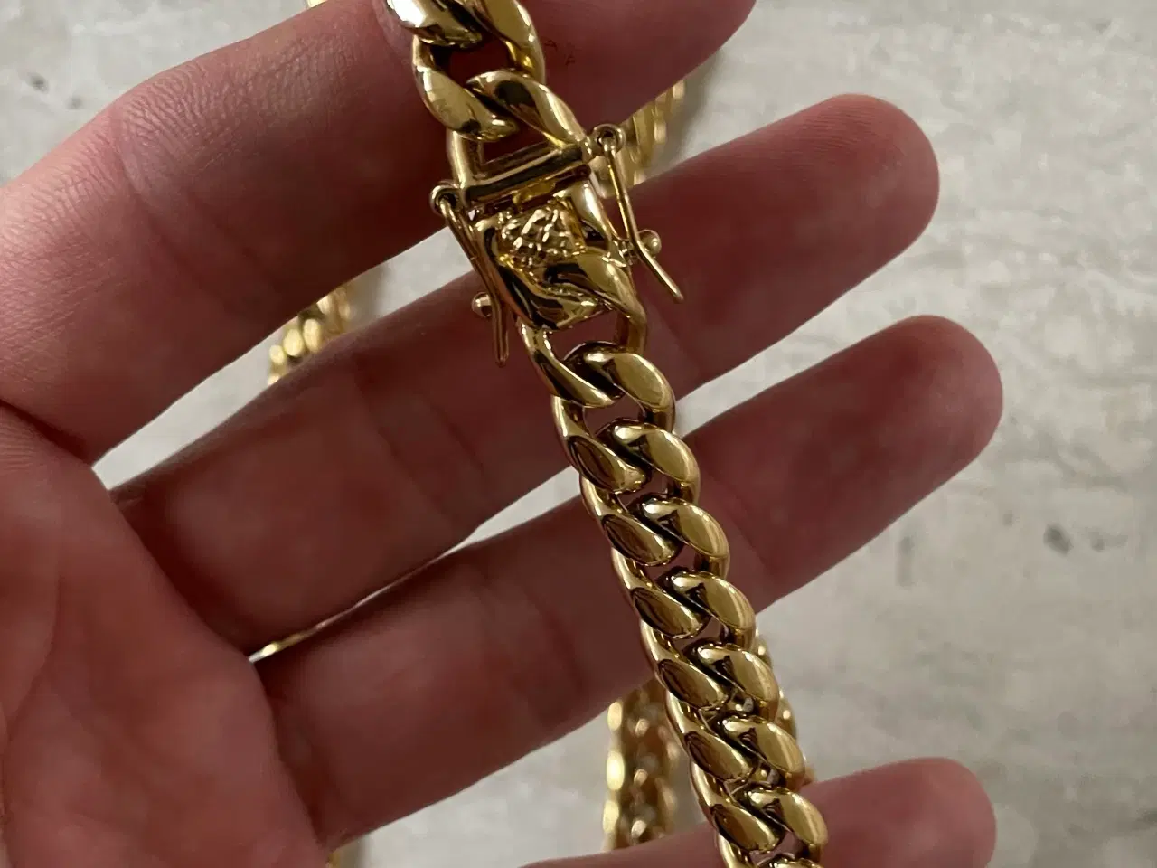 Billede 4 - Goldfilled panser kæde + armbånd