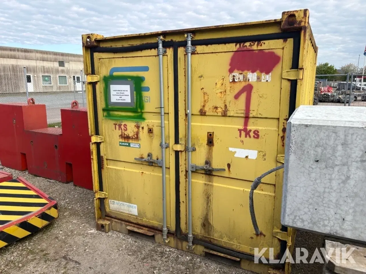 Billede 1 - Skibscontainer -8 fods