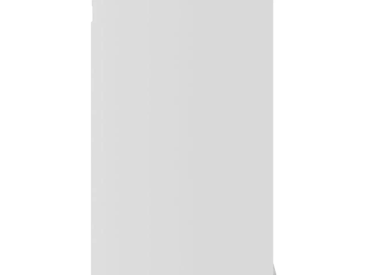 Billede 7 - Vægskab med glaslåger 60x31x60 cm spånplade hvid