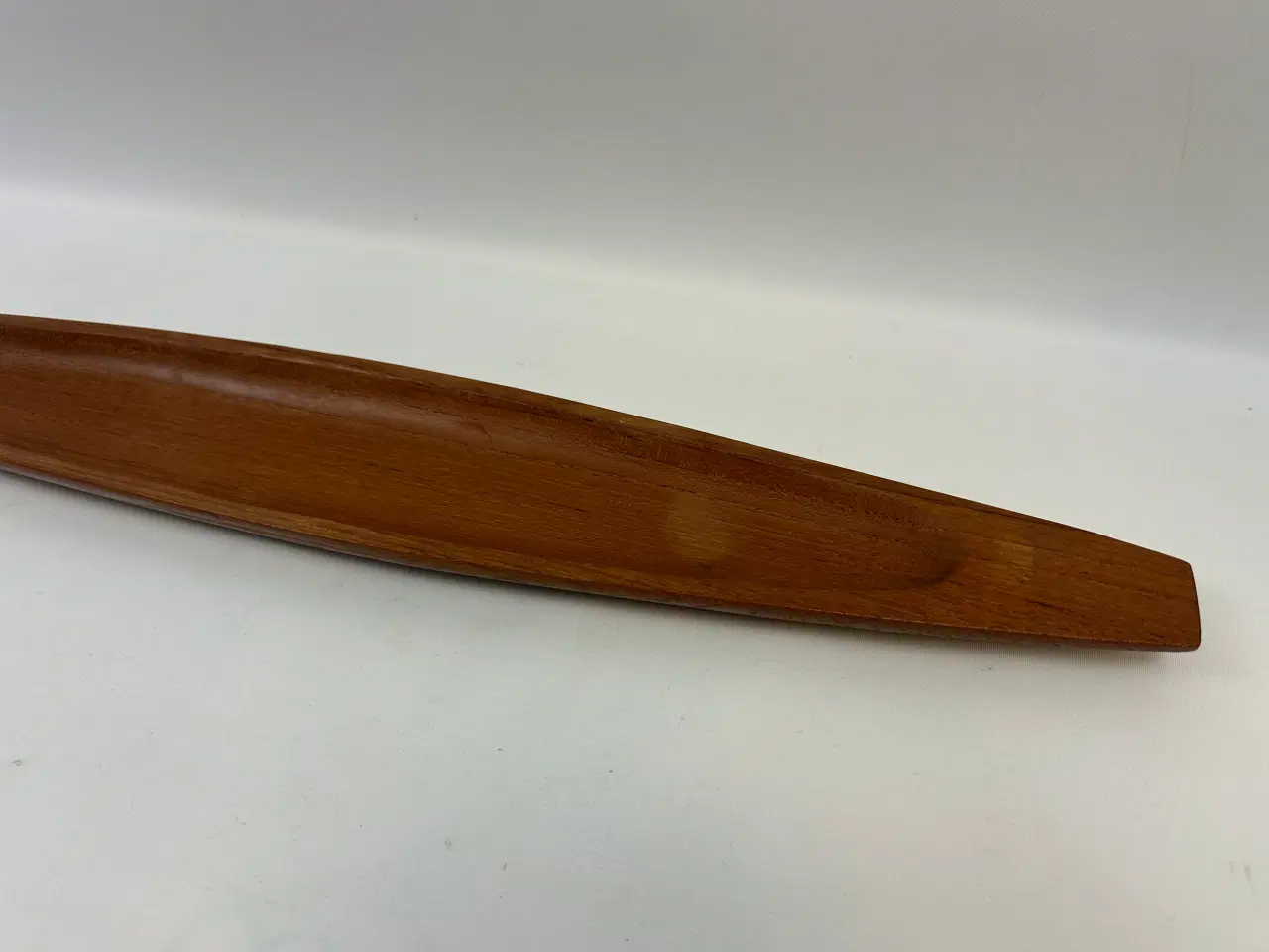 Billede 5 - Aflangt retro teak fad (FDB)