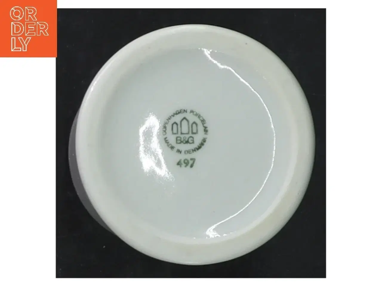 Billede 2 - Bing & Grøndahl porcelæn opbevaringskrukke fra B&G (str. H. 10 cm. ø. 6,5 cm)