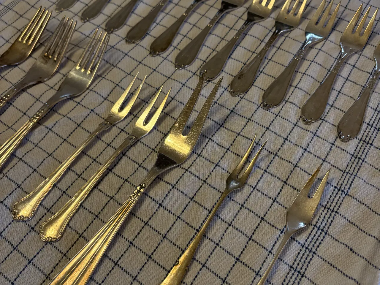 Billede 3 - Sølvbelagt gafler