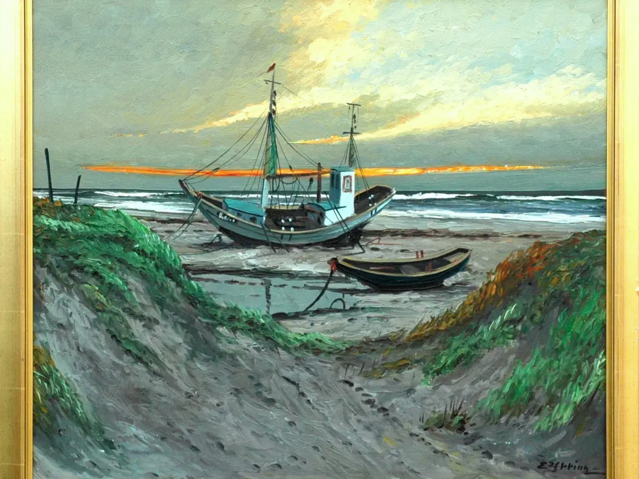 Billede 1 - Maleri af Erik Ytting (1921-2009)