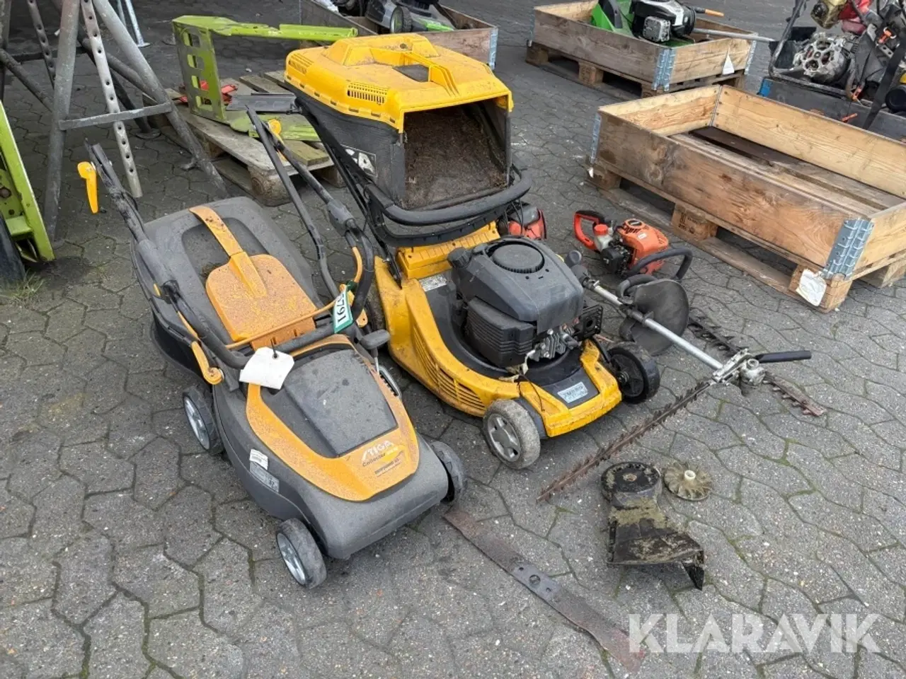 Billede 3 - Græsslåmaskiner og hækklippere Stiga Collector 136ae og turbo 47 S combi 4 maskiner