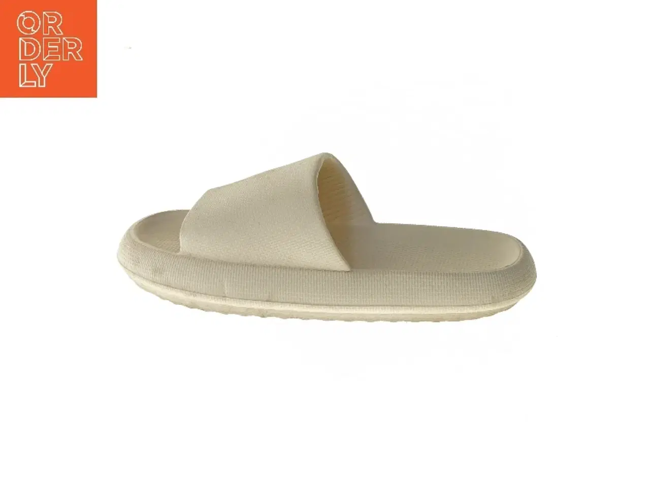 Billede 1 - Cremefarvede hjemmesko (str. 40-41 cm)