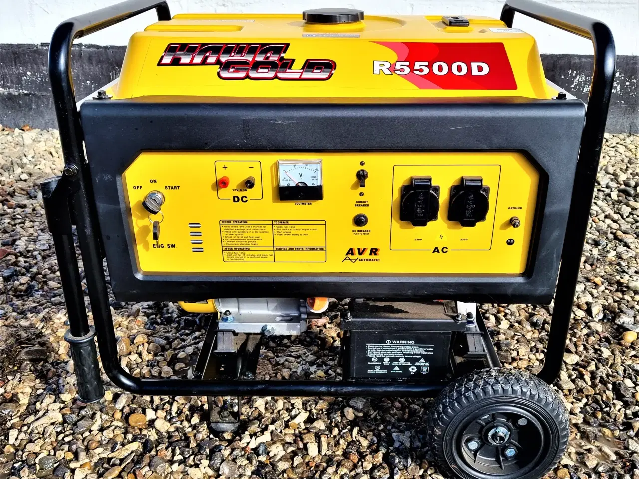 Billede 7 - R5500D generator / fabriksny / 5.5 kW